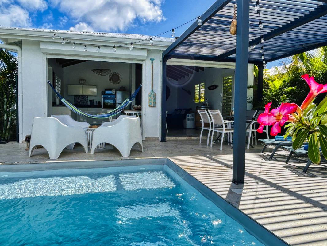 27.Location Villa piscine Saint François Guadeloupe_piscine